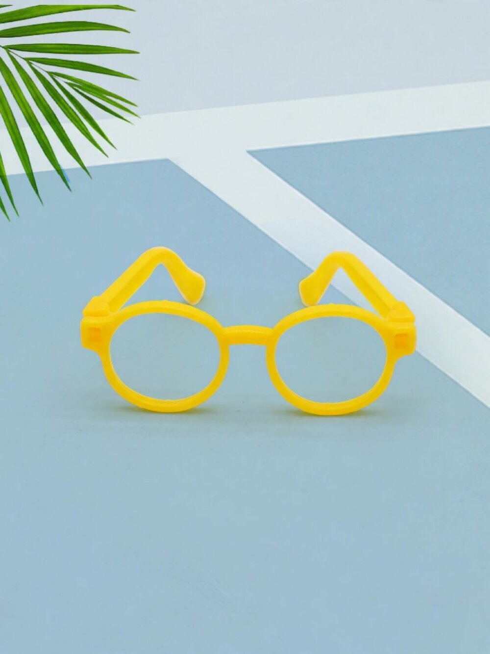 Labubu Doll Glasses – Yellow | Brand New
